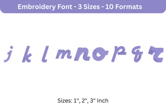 Airstream Font Lower Case J to R Review for Handmade Gifts