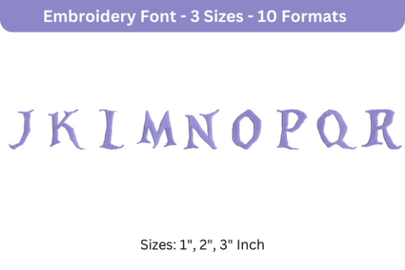 Alice Font Uppercase J to R Review for Small Business Merch