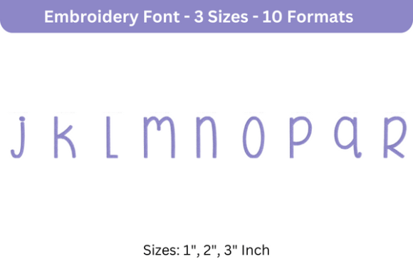 Beautiful Font Lowercase J to R Review
