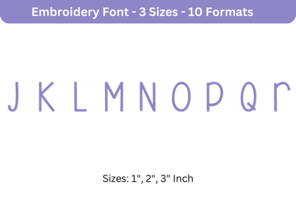 Beautiful Font Uppercase J to R Review for Business Merch
