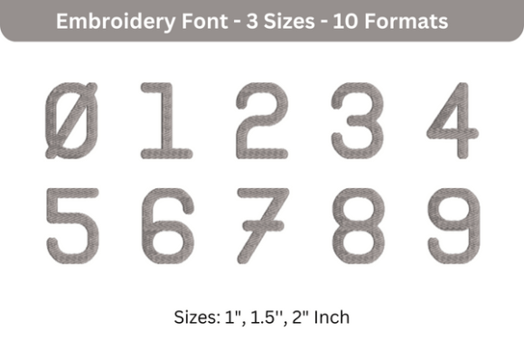 Follow Direction Font 0 to 9 Review for Holiday Collections