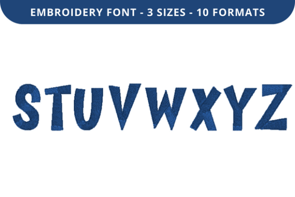 FunnyMan Font S to Z Review for Real Embroidery Projects