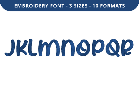 Megahs Font J to R Review for Real Embroidery Projects