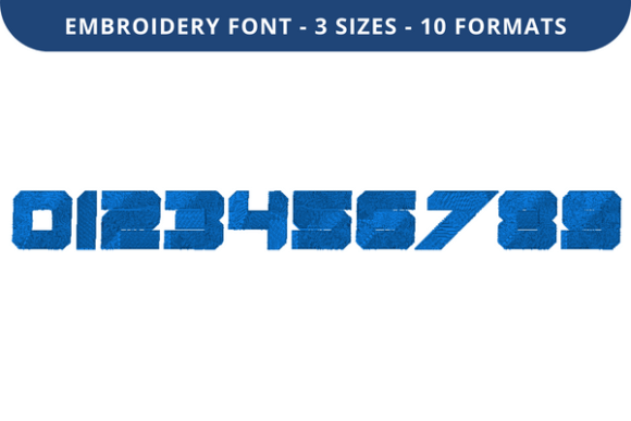 Metal Dude Font 0 to 9 Review for Real Embroidery Work