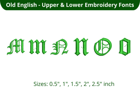 Old English Font MNO Review for Business Merch