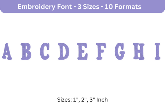 Purevain Font Uppercase a to I Review