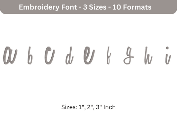Sweet Bee Font Lowercase a to I Review